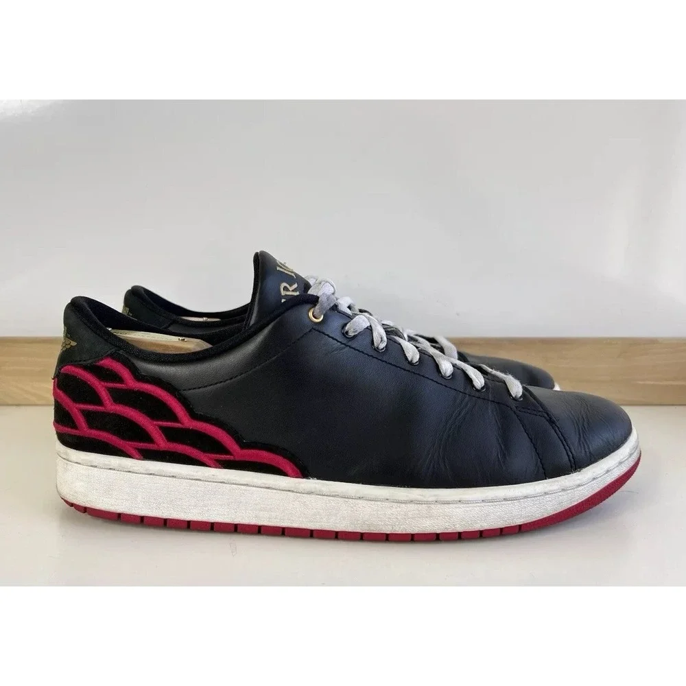 Air Jordan 1 Centre Court Men's Shoes Black-Mystic Hibiscus DQ8577-001 / Size 12